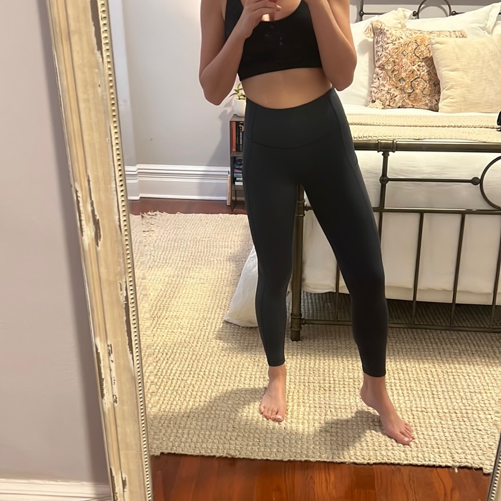 CRZ Yoga Navy Blue Leggings Active Workout Pants